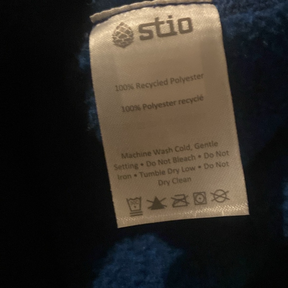 STIO Women’s Fleece Hoodie Sweetwater Confluence Blue $S 🔖  250 - Picture 7 of 7